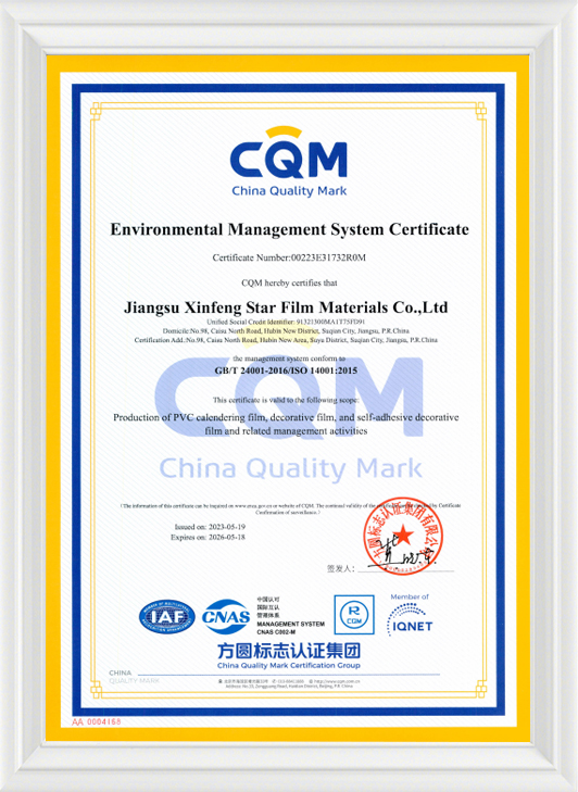 Certificado del Sistema de Gestión Ambiental Certificado del Sistema de Gestión Ambiental