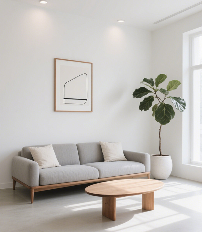 Tranquilo y minimalista